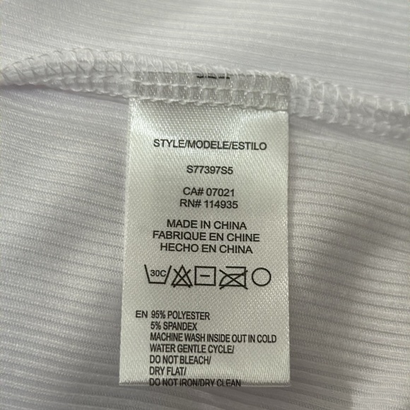 Rebel Sugar White Women's Top - Picture 4 of 4